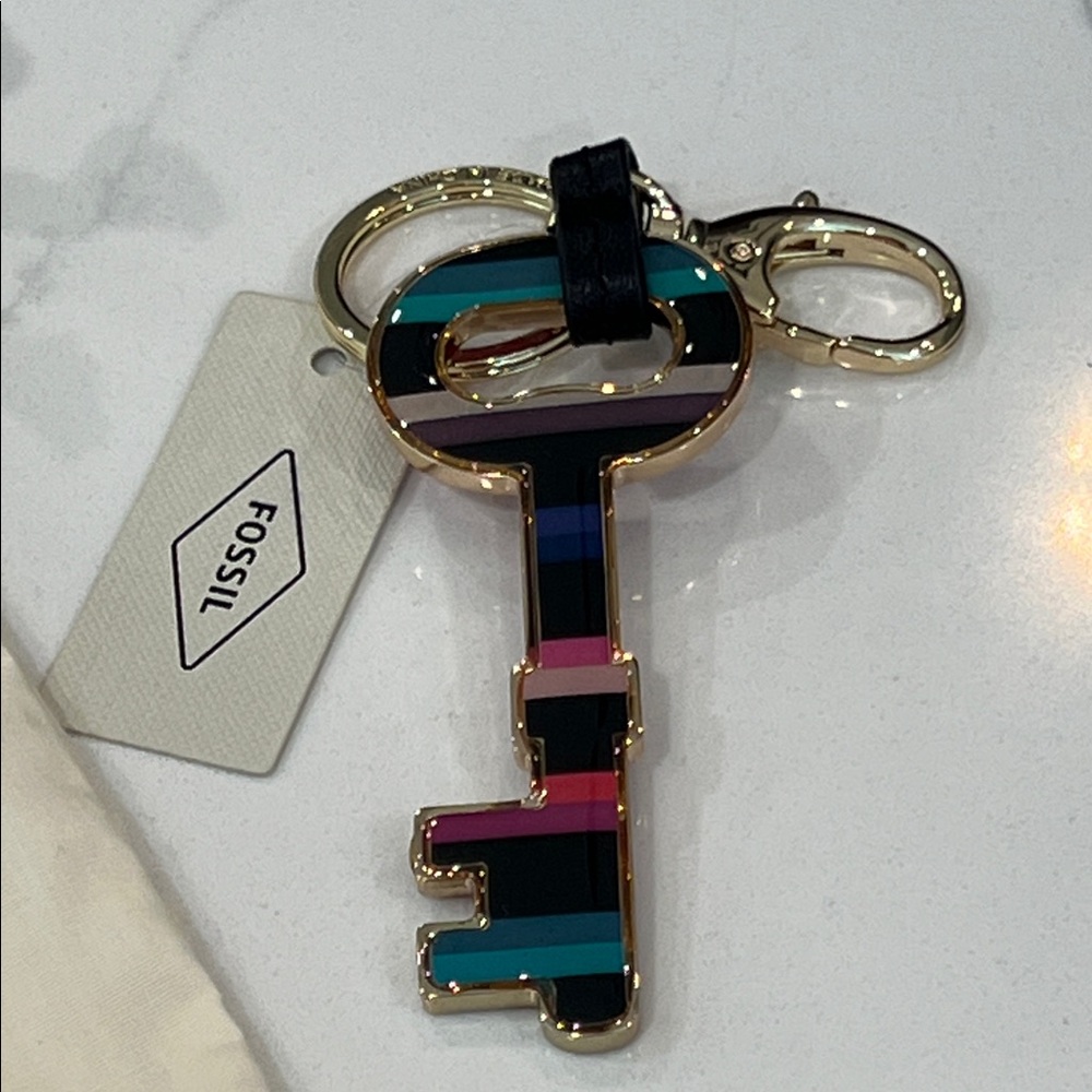 Cute.๐๏ธ๐๏ธFOSSIL Key Chain - Picture 2 of 12